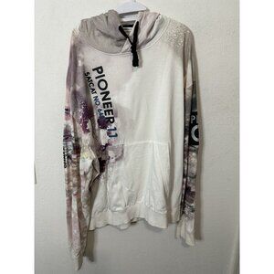 Jordan Craig Pioneer Tie Dye White Hoodie Sweater Size 2XL